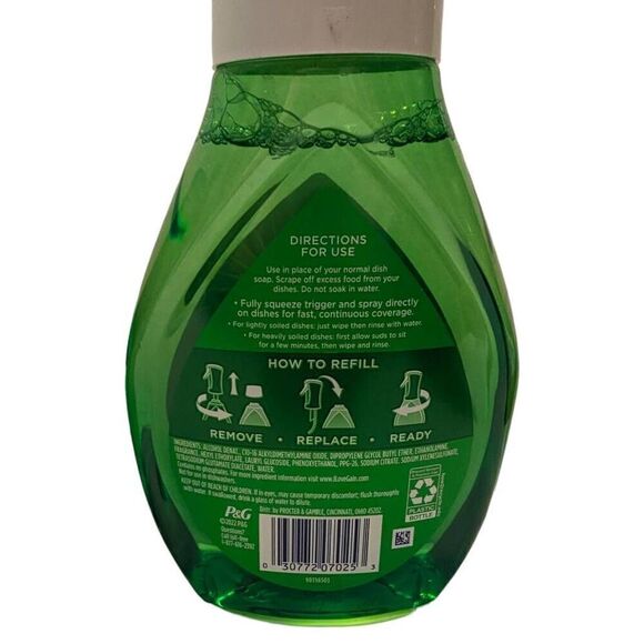 Gain Power Blast Dish Spray Refill 16 fl oz Apple Mango Tango Scent Lot of 2 - Picture 4 of 4